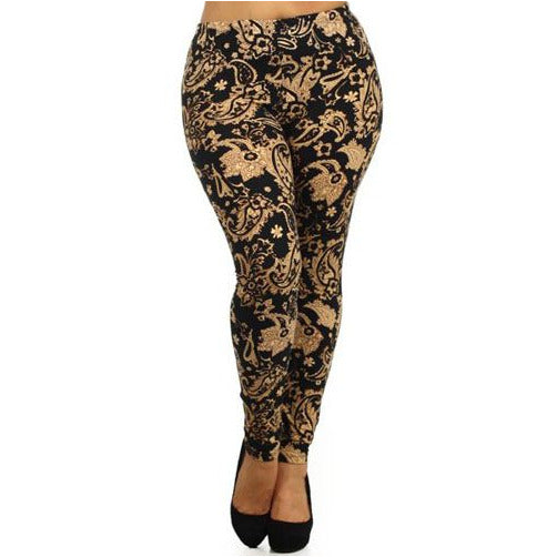 Paisley Floral Leggings